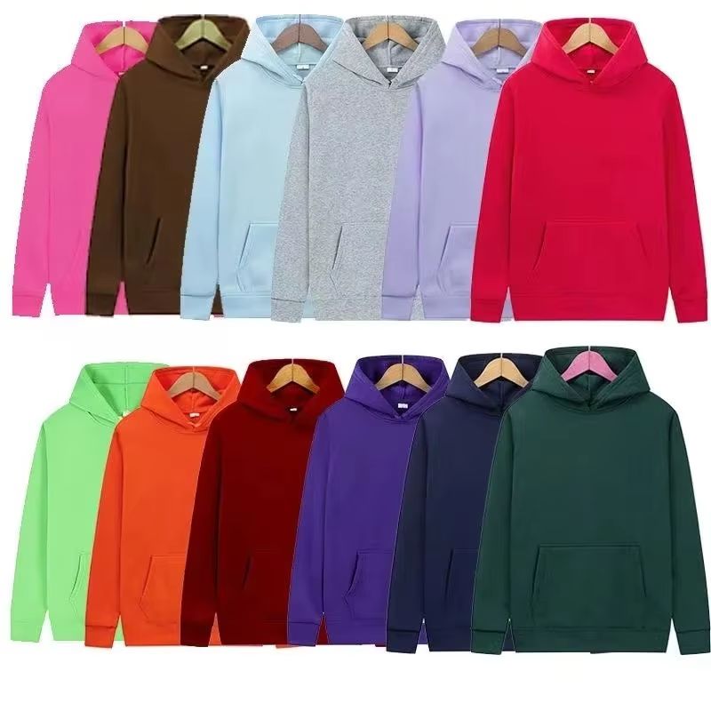 Streetwear Brand Hoodie - Herren Damen Kapuzenpullover Sweatshirts Mode Einfarbig