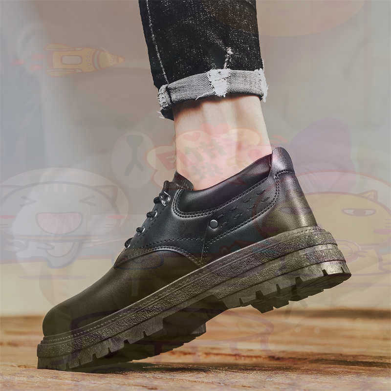 Streetwear Brand From Uk - Dunkles Naturleder, modische Turnschuhe, Tennis-Herren-Turnschuhe, modische