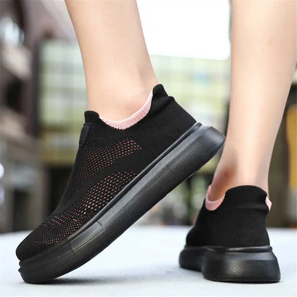 Streetwear Brand From Uk - Plattform Strümpfe braune Schuhe für Frau