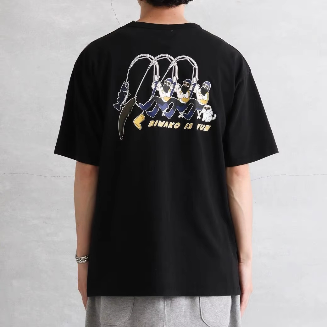 Japanese Brand Streetwear Vintage - Japanische Trendmarke Lässiges Angel-Grafik-T-Shirt aus Baumwolle