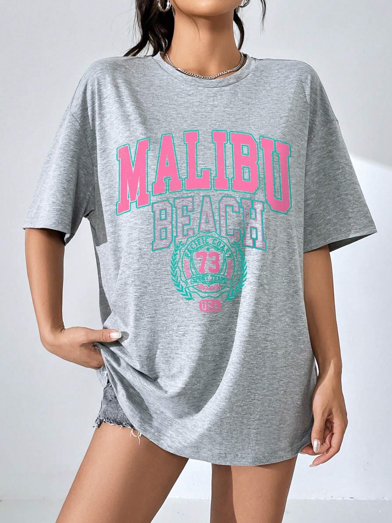 Malibu Strand Brief Drucken Dr – Women Streetwear Brand Bewertung und Preis