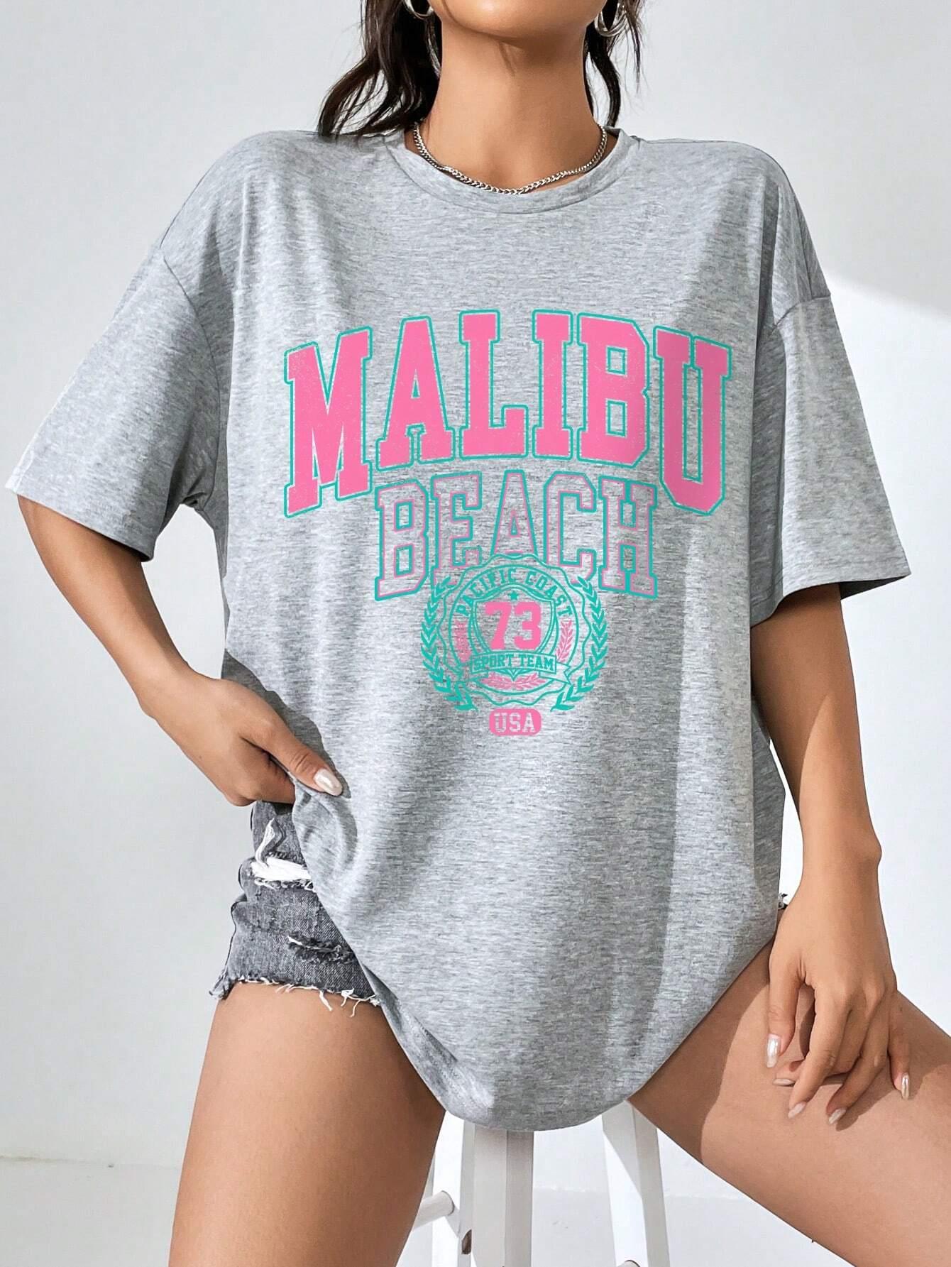 Malibu Strand Brief Drucken Dr – Women Streetwear Brand Bewertung und Preis